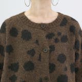 ダルメシアン柄ゆるニットカーディガン | FUNNY COMPANY＋  | 詳細画像21 