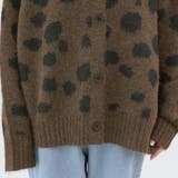 ダルメシアン柄ゆるニットカーディガン | FUNNY COMPANY＋  | 詳細画像24 