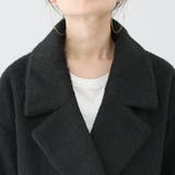 ニットシャギーダブルテーラードコート | FUNNY COMPANY＋  | 詳細画像21 