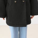 ニットシャギーダブルテーラードコート | FUNNY COMPANY＋  | 詳細画像24 