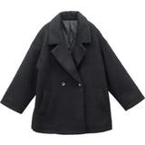 ニットシャギーダブルテーラードコート | FUNNY COMPANY＋  | 詳細画像25 