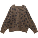 ダルメシアン柄ゆるニットカーディガン | FUNNY COMPANY＋  | 詳細画像25 