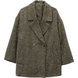 ヘリンボーンツイードダブルテーラードミドルコート | FUNNY COMPANY＋  | 詳細画像26 