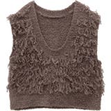 ループ編みUネックニットベスト | FUNNY COMPANY＋  | 詳細画像25 