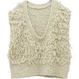 ループ編みUネックニットベスト | FUNNY COMPANY＋  | 詳細画像26 