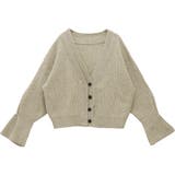 7G重ねリブVネックニットカーディガン | FUNNY COMPANY＋  | 詳細画像26 