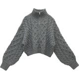 バルキーケーブルハーフジッププルオーバー | FUNNY COMPANY＋  | 詳細画像25 