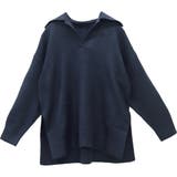 5G天竺サイドスリットスキッパーニットプルオーバー  | FUNNY COMPANY＋  | 詳細画像25 