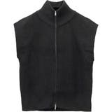 片畦編みダブルジップニットベスト | FUNNY COMPANY＋  | 詳細画像25 