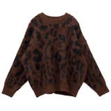 起毛加工レオパードニットプルオーバー | FUNNY COMPANY＋  | 詳細画像25 
