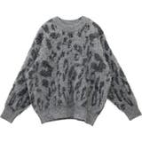 起毛加工レオパードニットプルオーバー | FUNNY COMPANY＋  | 詳細画像26 