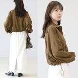 フェイクスエード裾ドロストシャツ | FUNNY COMPANY＋  | 詳細画像8 