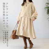 エステル起毛袖ボリュームシャツワンピース | FUNNY COMPANY＋  | 詳細画像7 