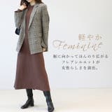 T/Cリブ長袖ロングワンピース | FUNNY COMPANY＋  | 詳細画像5 