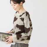 ニュアンス柄シャギーニットプルオーバー | FUNNY COMPANY＋  | 詳細画像5 