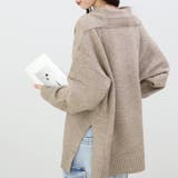 5G天竺サイドスリットスキッパーニットプルオーバー  | FUNNY COMPANY＋  | 詳細画像3 