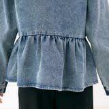 ペプラムデニムジャケット | FUNNY COMPANY＋  | 詳細画像24 