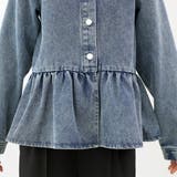 ペプラムデニムジャケット | FUNNY COMPANY＋  | 詳細画像23 