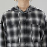 先染めプリントシアーフードシャツ | FUNNY COMPANY＋  | 詳細画像21 