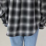 先染めプリントシアーフードシャツ | FUNNY COMPANY＋  | 詳細画像24 