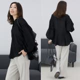 スキッパーペプラムブラウス  | FUNNY COMPANY＋  | 詳細画像7 