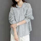 先染めプリントシアーフードシャツ | FUNNY COMPANY＋  | 詳細画像8 