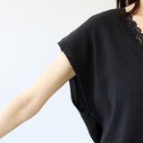 Vネックレースフレンチニットプルオーバー | FUNNY COMPANY+ | 詳細画像23