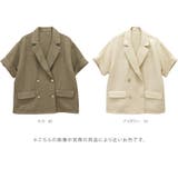 サマーツイード半袖ダブルジャケット | FUNNY COMPANY+ | 詳細画像9