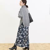 シャドーフラワーセミフレアロングスカート | FUNNY COMPANY＋  | 詳細画像16 