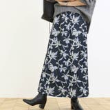 シャドーフラワーセミフレアロングスカート | FUNNY COMPANY＋  | 詳細画像17 