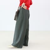 エステルツイルツータックワイドパンツ | FUNNY COMPANY＋  | 詳細画像13 