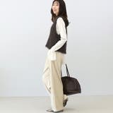 フェイクスエードツータックワイドパンツ | FUNNY COMPANY＋  | 詳細画像17 