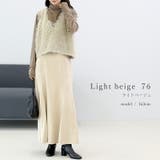 フェイクスエード裾フレアスカート | FUNNY COMPANY＋  | 詳細画像15 