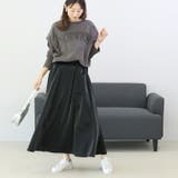 メタリックギャザーフレアスカート | FUNNY COMPANY＋  | 詳細画像18 