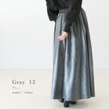 メタリックギャザーフレアスカート | FUNNY COMPANY＋  | 詳細画像16 