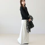 ドレープ切替裏毛ロングスカート | FUNNY COMPANY＋  | 詳細画像19 