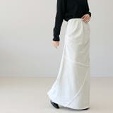 ドレープ切替裏毛ロングスカート | FUNNY COMPANY＋  | 詳細画像14 