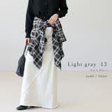 ドレープ切替裏毛ロングスカート | FUNNY COMPANY＋  | 詳細画像18 