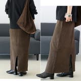 7Gバックスリットニットロングスカート | FUNNY COMPANY＋  | 詳細画像17 