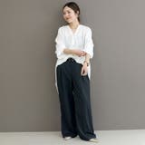 エステルツイルツータックセミワイドパンツ | FUNNY COMPANY＋  | 詳細画像11 