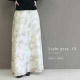 ニュアンス柄マットサテンロングスカート | FUNNY COMPANY＋  | 詳細画像11 