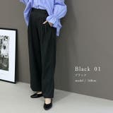 機能素材ツータックイージーワイドパンツ | FUNNY COMPANY＋  | 詳細画像10 