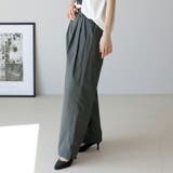 機能素材ツータックイージーワイドパンツ | FUNNY COMPANY＋  | 詳細画像16 