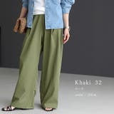 機能素材ツータックイージーワイドパンツ | FUNNY COMPANY＋  | 詳細画像12 