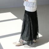 ペチ付切替レースロングスカート | FUNNY COMPANY＋  | 詳細画像12 