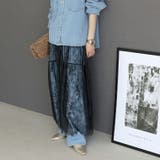 ペチ付切替レースロングスカート | FUNNY COMPANY＋  | 詳細画像14 