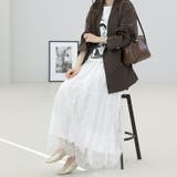 ペチ付切替レースロングスカート | FUNNY COMPANY＋  | 詳細画像16 