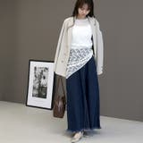 12.5oz裾フリンジデニムロングスカート | FUNNY COMPANY+ | 詳細画像15