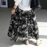 フラワープリントフレアスカート | FUNNY COMPANY＋  | 詳細画像14 