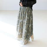 フラワープリントフレアスカート | FUNNY COMPANY＋  | 詳細画像19 